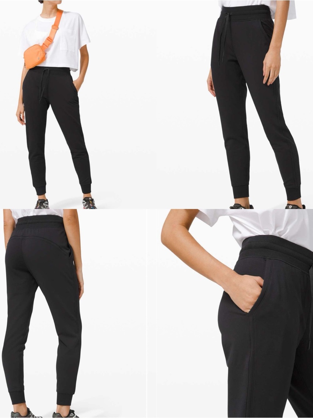 NWT Lululemon Warm Down High Rise Jogger Modal - Black